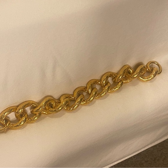 ITALIAN GOLD PLATED BRACELET - Picture 8 of 8